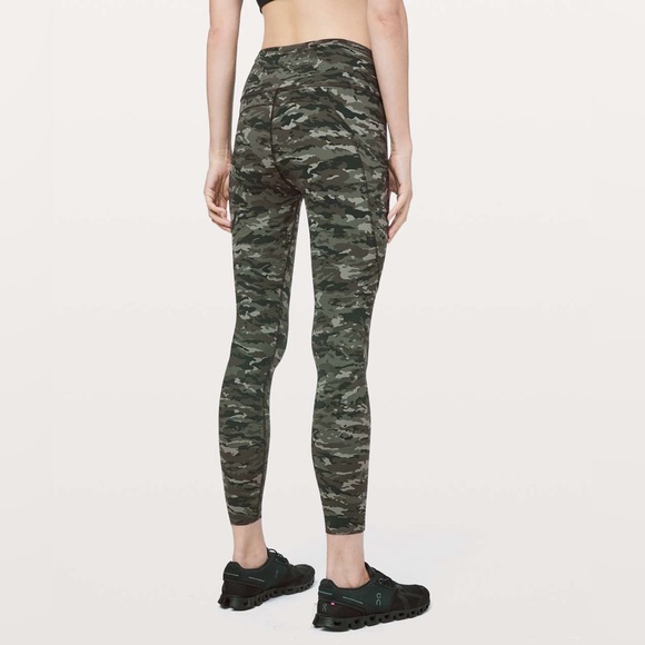 lululemon athletica Pants - Lululemon💎NWOT💎Reflective Fast & Free 7/8 Tight II Nulux 25"💎Evergreen Camo✨4